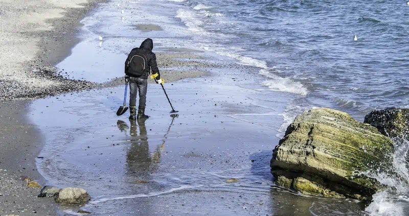Metal detecting on beaches can be really fun and exciting