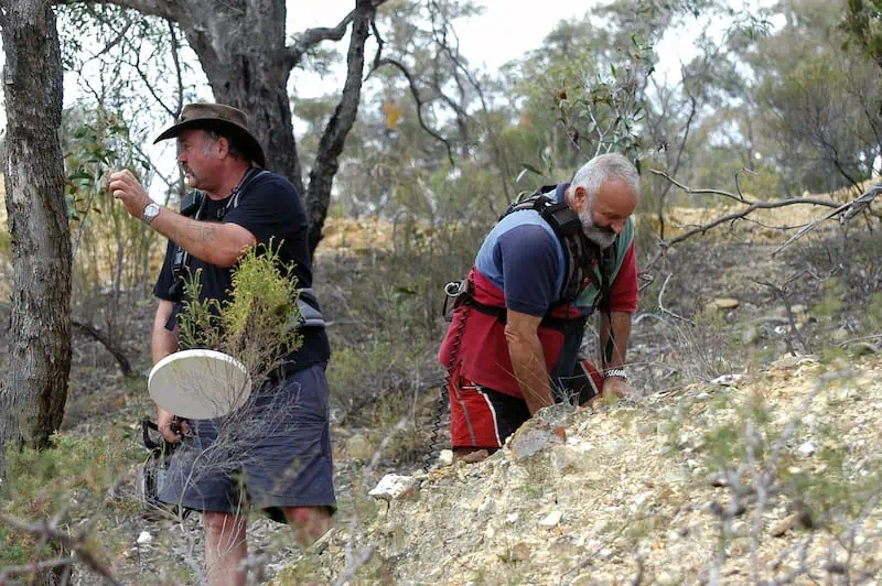 Metal detecting with friends from detecting clubs can be a lot of fun